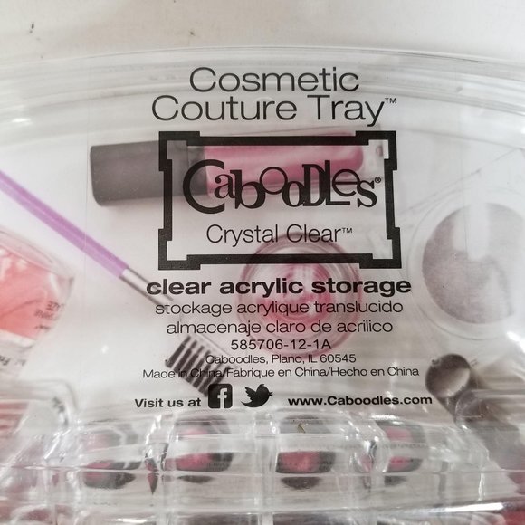 Caboodles Clear Acrylic Cosmetic Couture Nail Tray - Picture 6 of 11